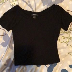 black crop top